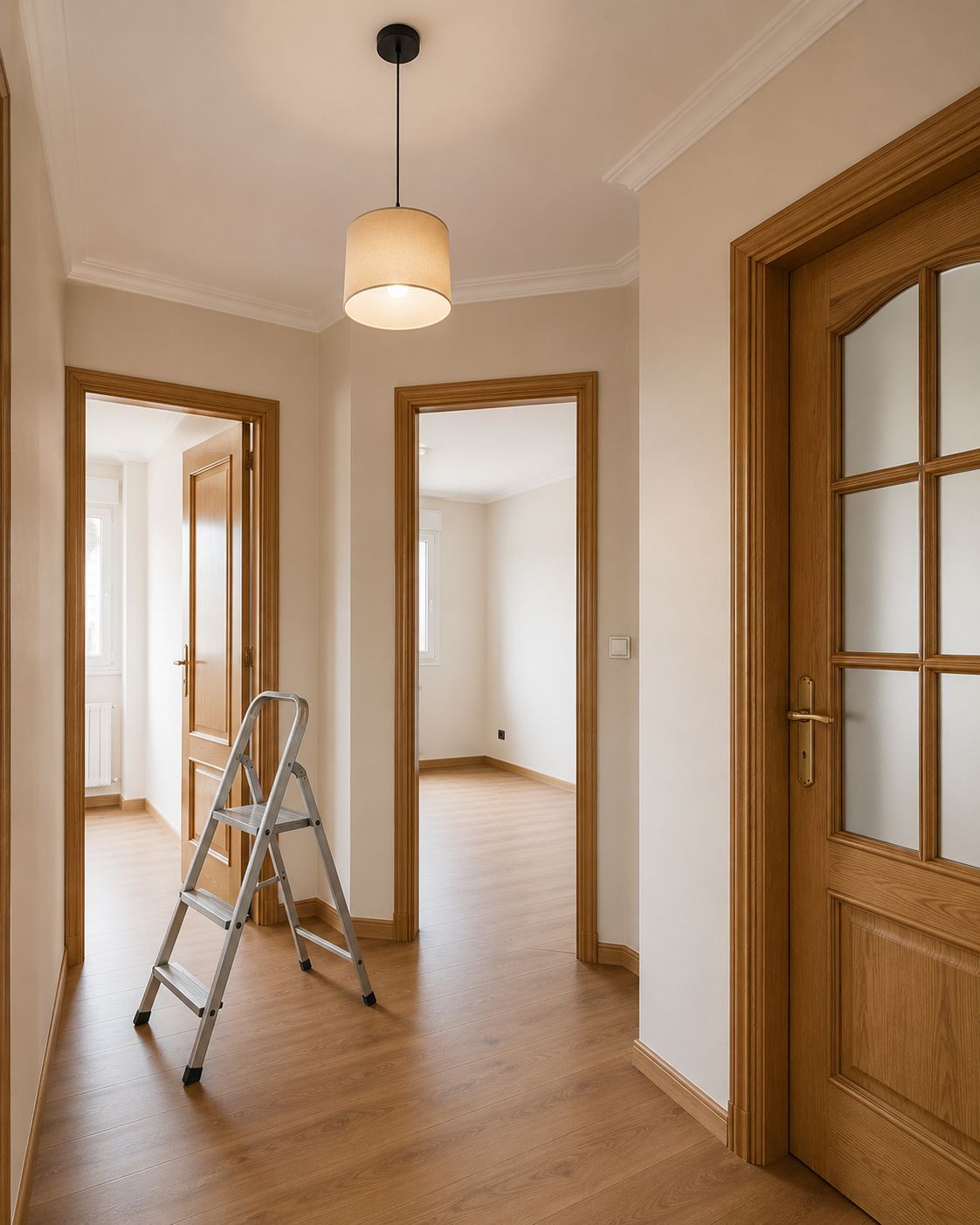 Trabajo de pintura realizado en chalet en la Sierra de Madrid